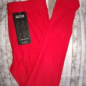 Kids Solid Leggings